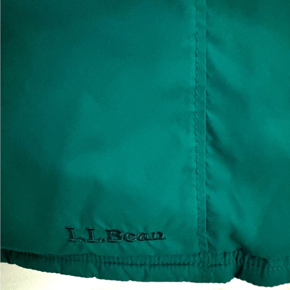 LL Bean quilted vest jacket REVERSIBLE vest size XL regular dark blue and teal. - Picture 8 of 8